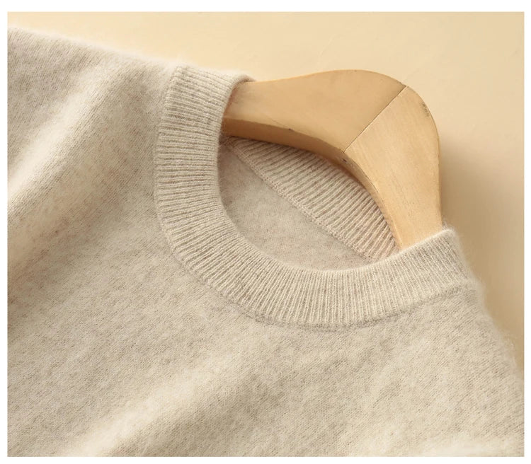 New Cashmere Crew Neck Knitted Sweater