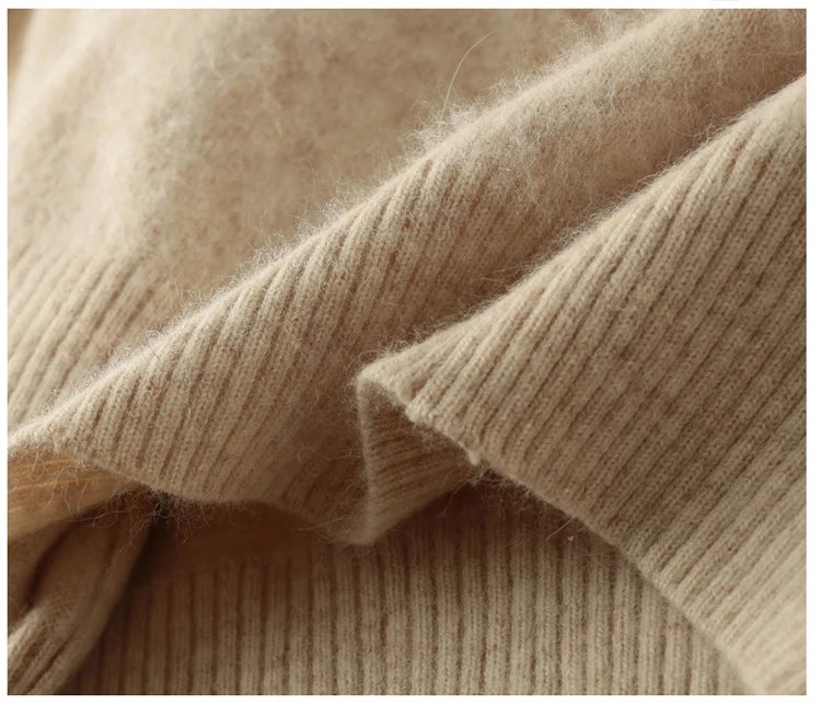 New Cashmere Crew Neck Knitted Sweater