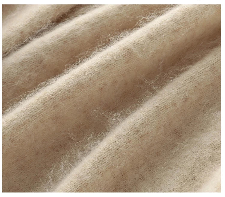 New Cashmere Crew Neck Knitted Sweater